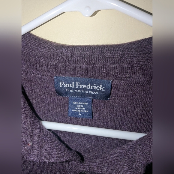 Paul Fredrick Size Large Wool Sweater - Picture 2 of 3